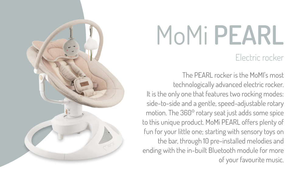 mammyページ MoMi PEARL electric rocker GREY